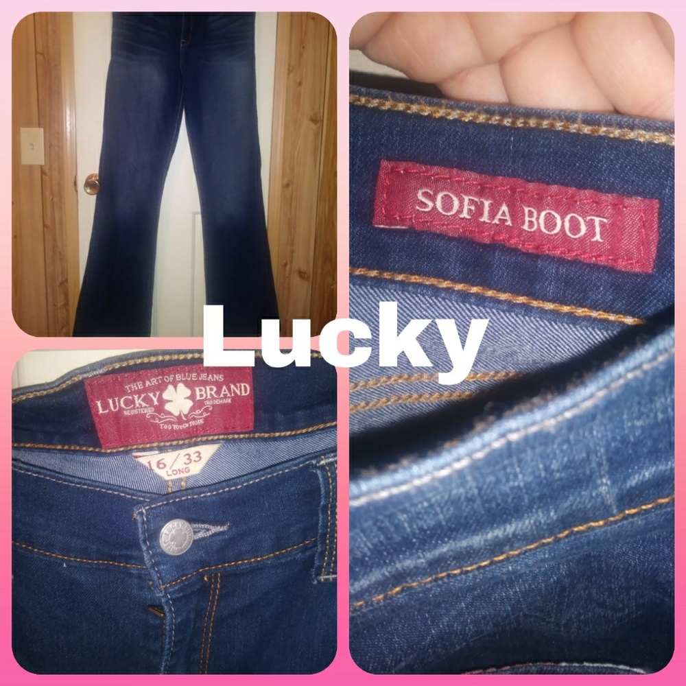 Like New Lucky Sophie Boot Cut Jeans
